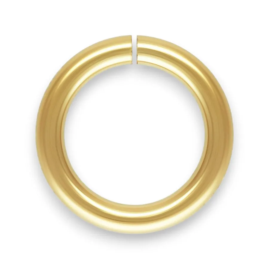 🔗 Jump Ring (Open) in 9ct Yellow Gold - ROUND
