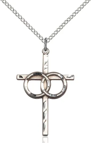 0671 WEDDING RINGS CROSS