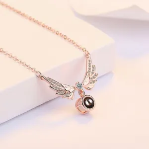 100 Languages I Love You Projection Necklace