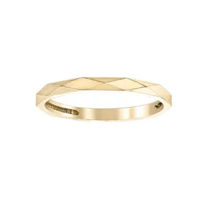 10K (Rose, White, Yellow) Gold Mirror Finish Band