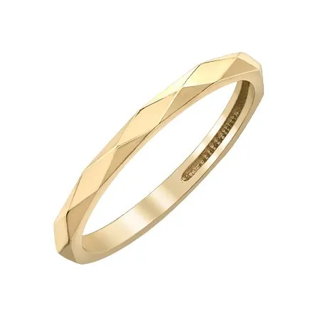 10K (Rose, White, Yellow) Gold Mirror Finish Band