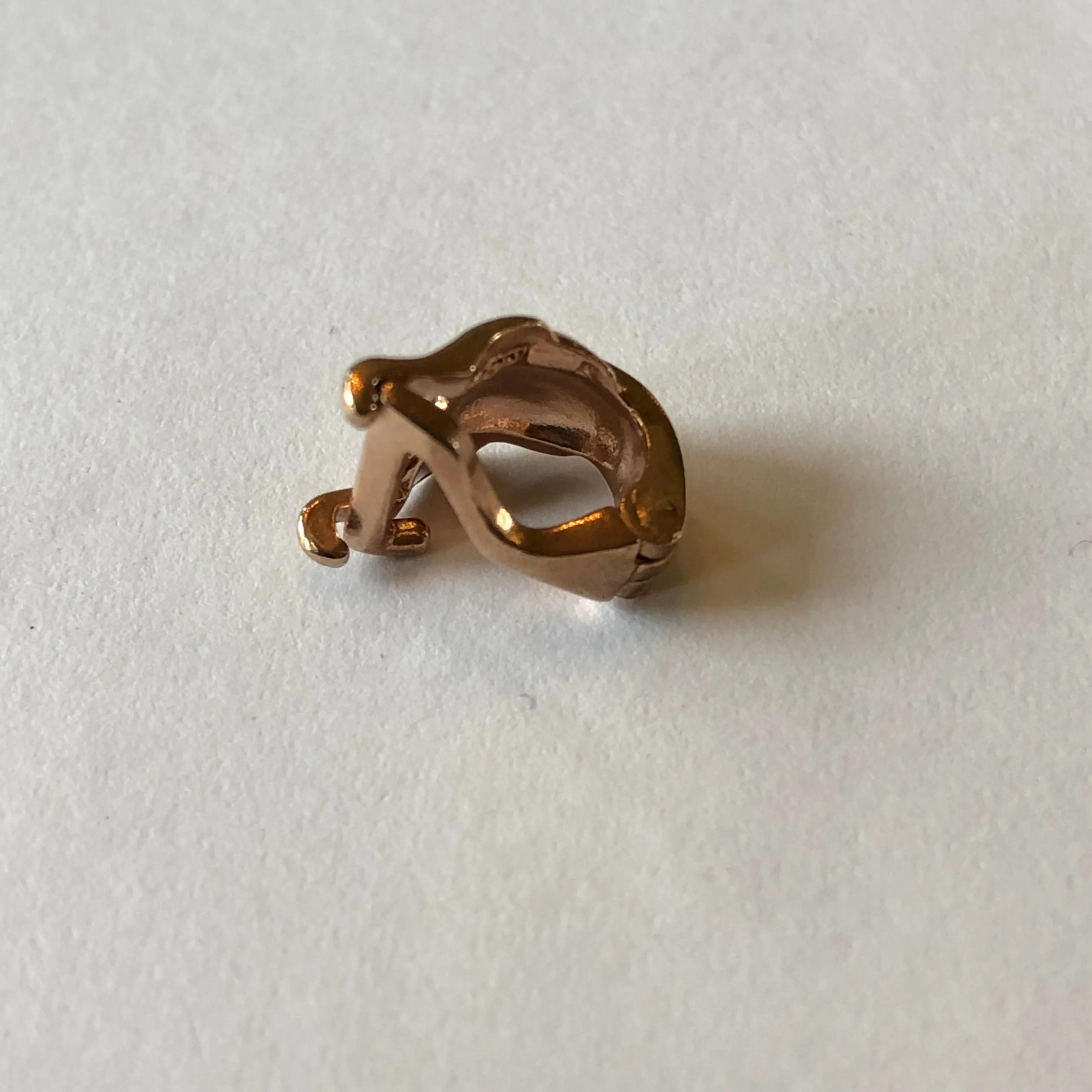 14KT Rose Gold Slide Pendant Hanger Enhancer
