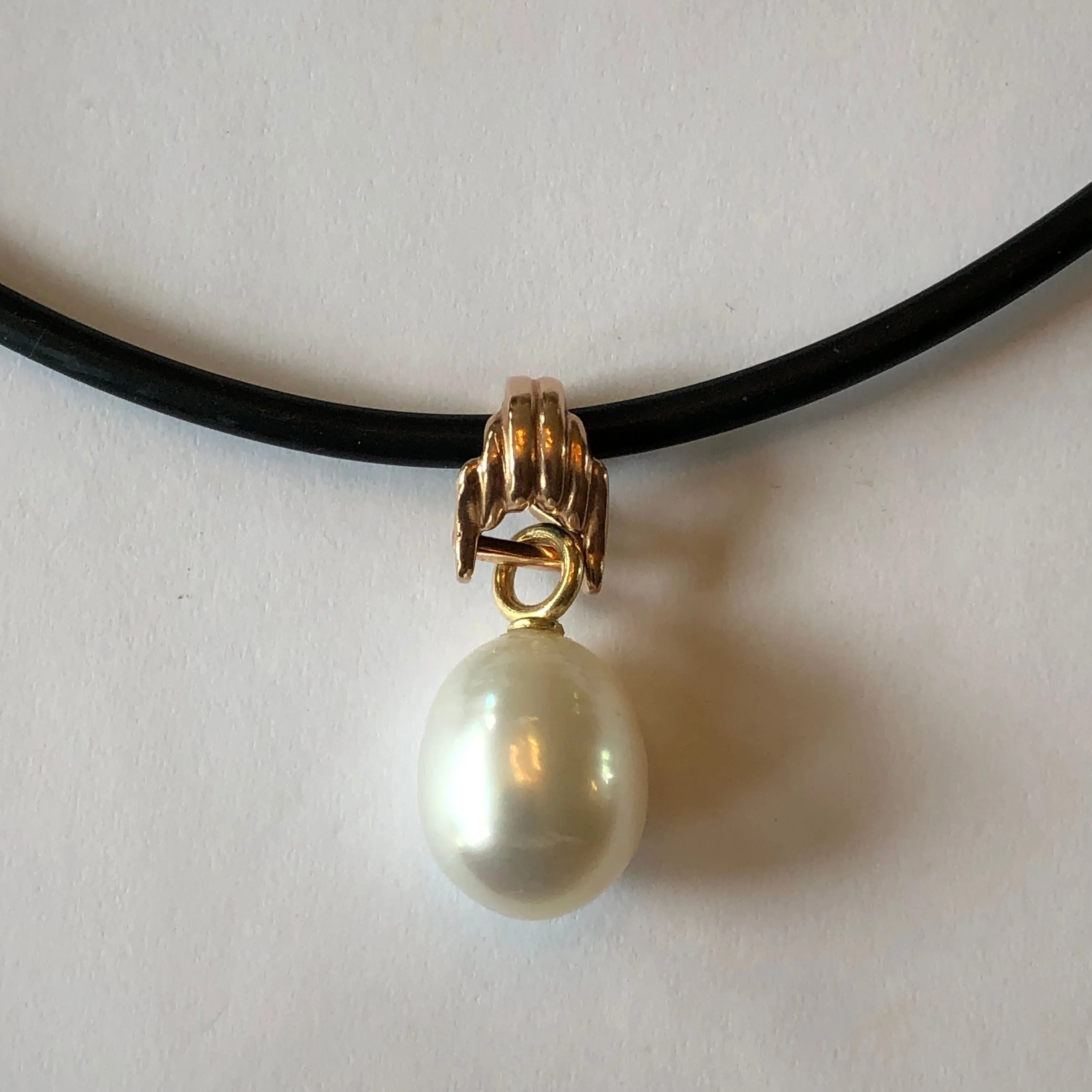 14KT Rose Gold Slide Pendant Hanger Enhancer
