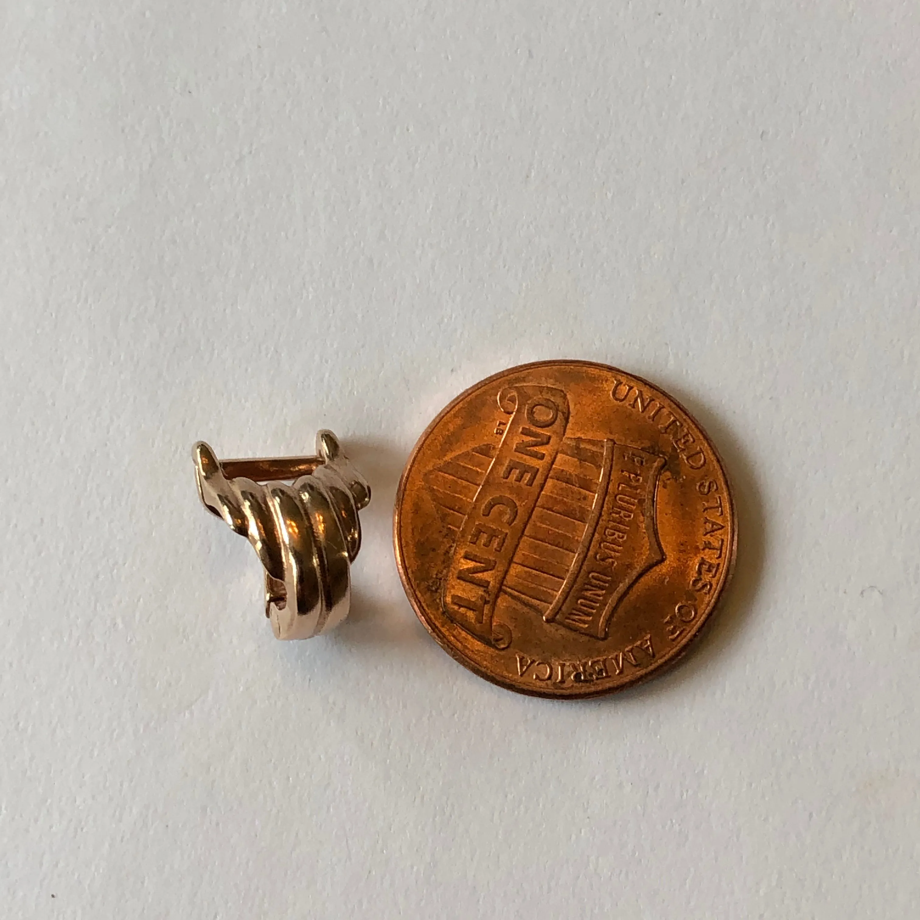 14KT Rose Gold Slide Pendant Hanger Enhancer