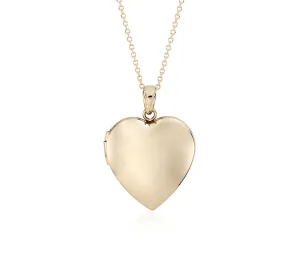 14kt Yellow Gold Classic Heart Locket
