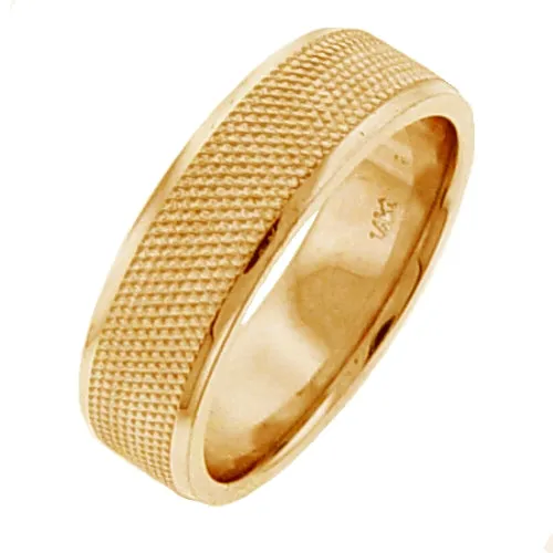 18K White and Yellow Gold Bead Ring