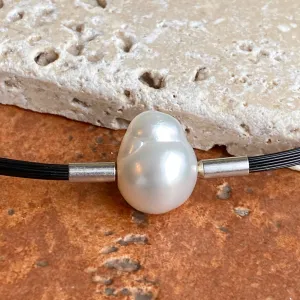 18KT Yellow Gold Paspaley South Sea Pearl Baroque Pendant Swap 12mm "Fine"