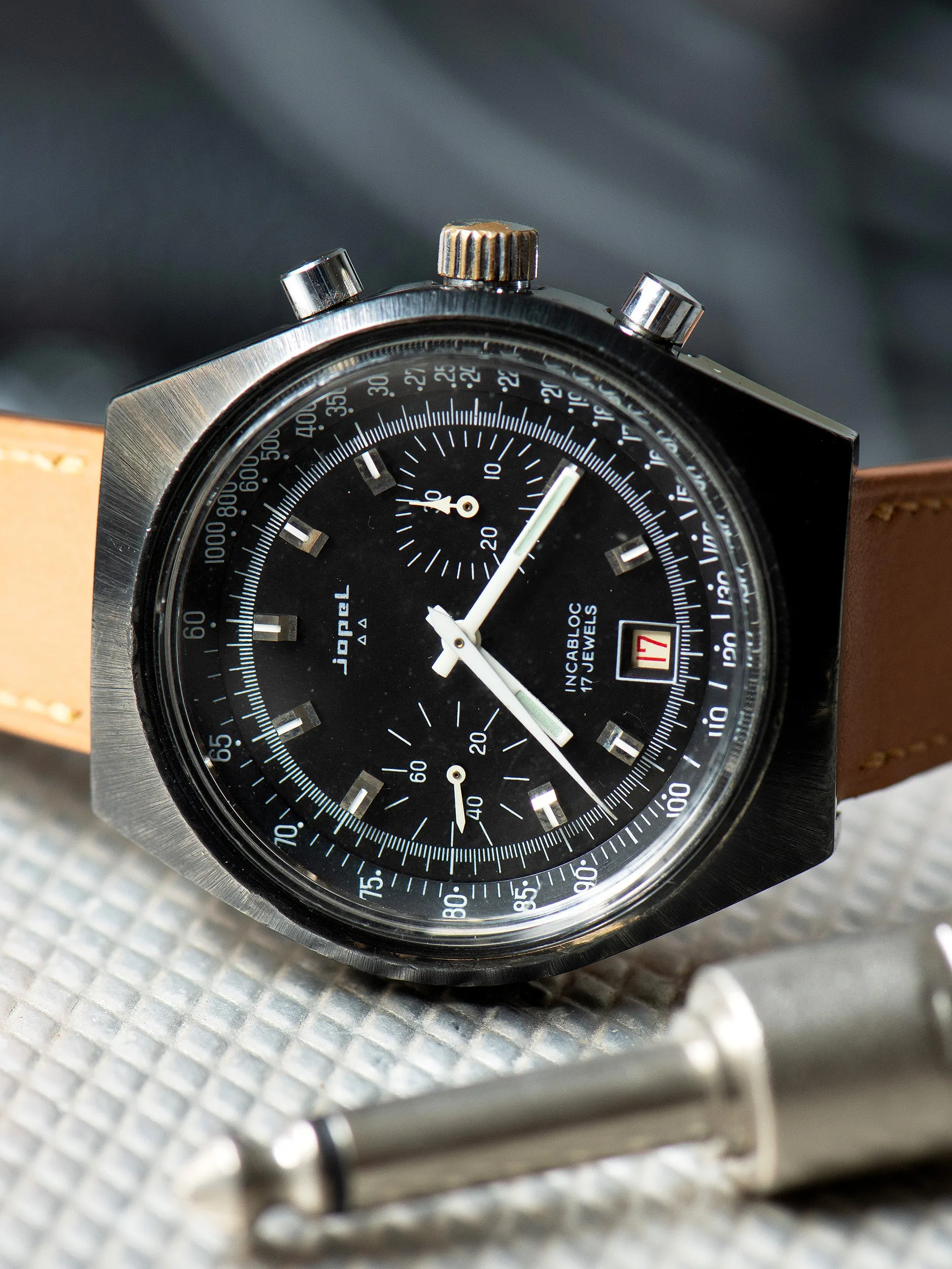 1970s Jopel Chronograph Date 'Valjoux Cal. 7734'