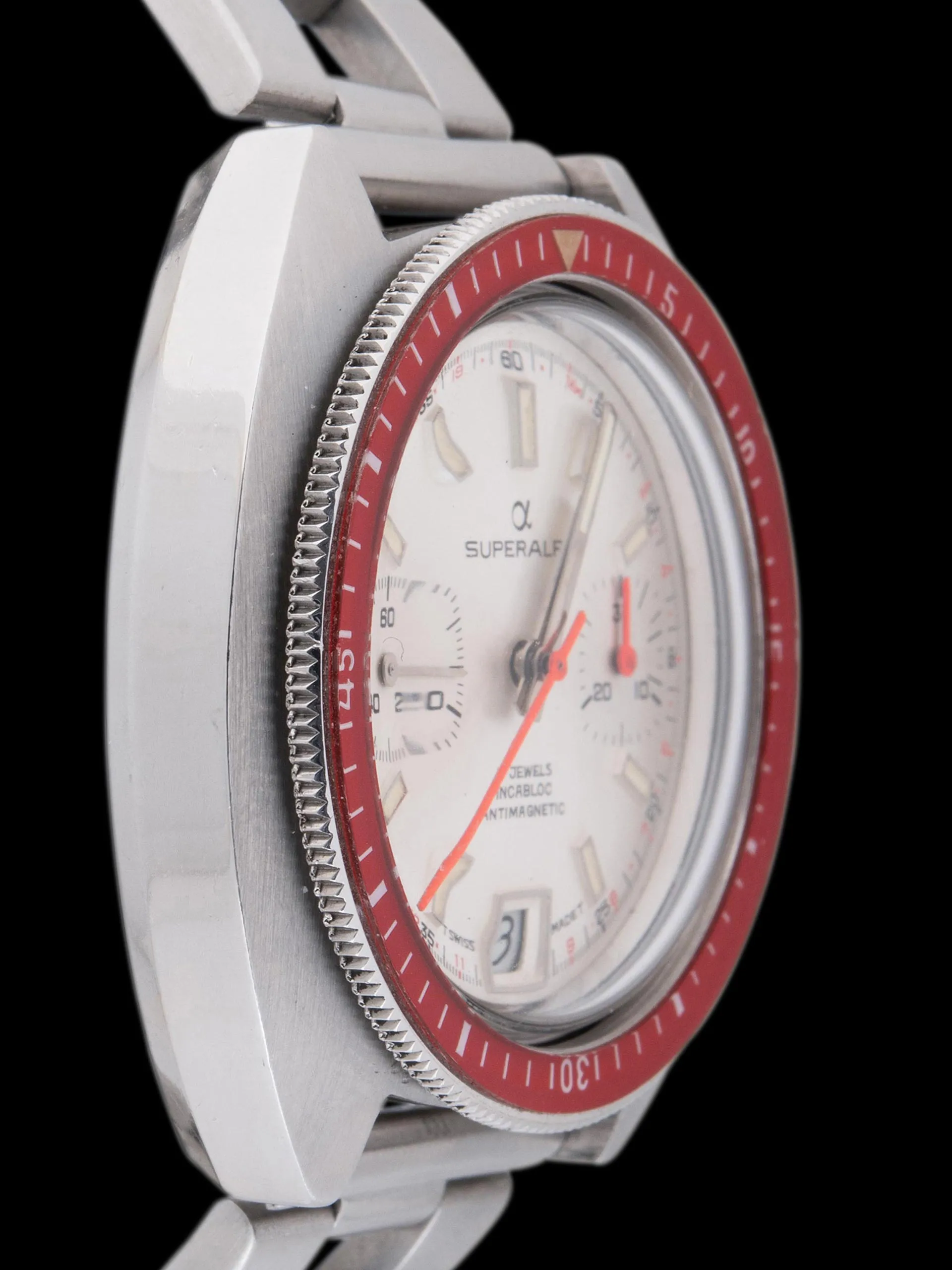 1970s Superalfa Chronograph 'Valjoux Cal. 7734'