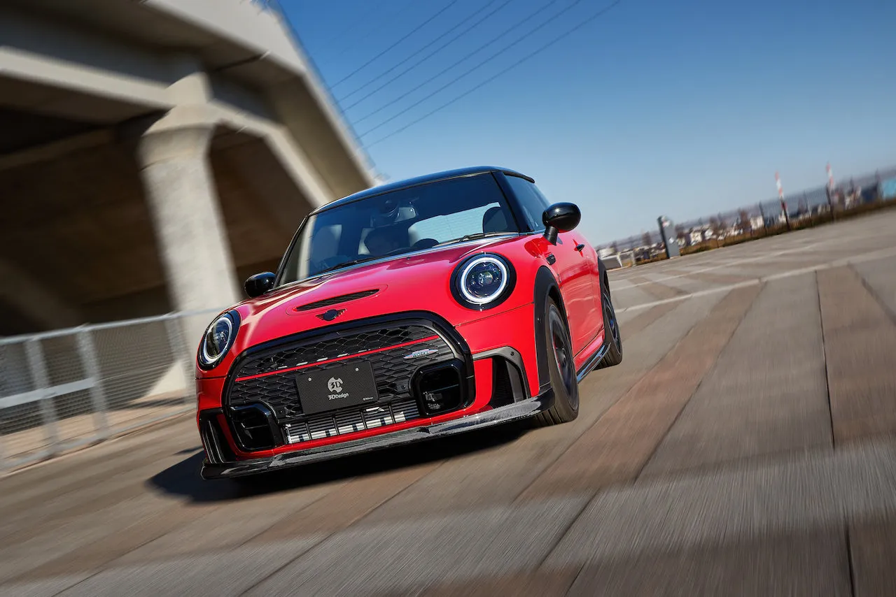 3D Design Mini F56 JCW Carbon Side Skirt Set