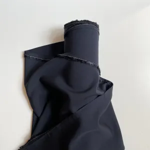5/8 yard Remnant : Wool / Rayon Gabardine - Navy