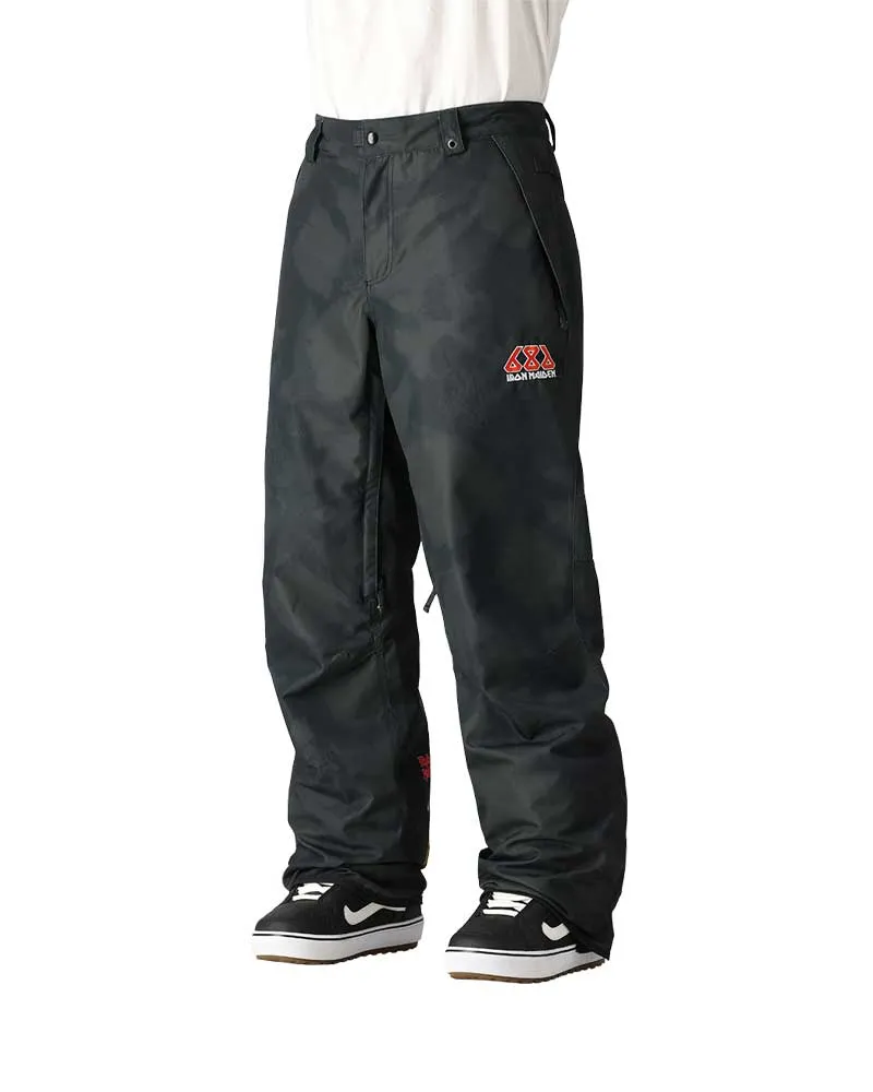 686 Men's Standard Pant Iron Maiden Eddies Black 2025