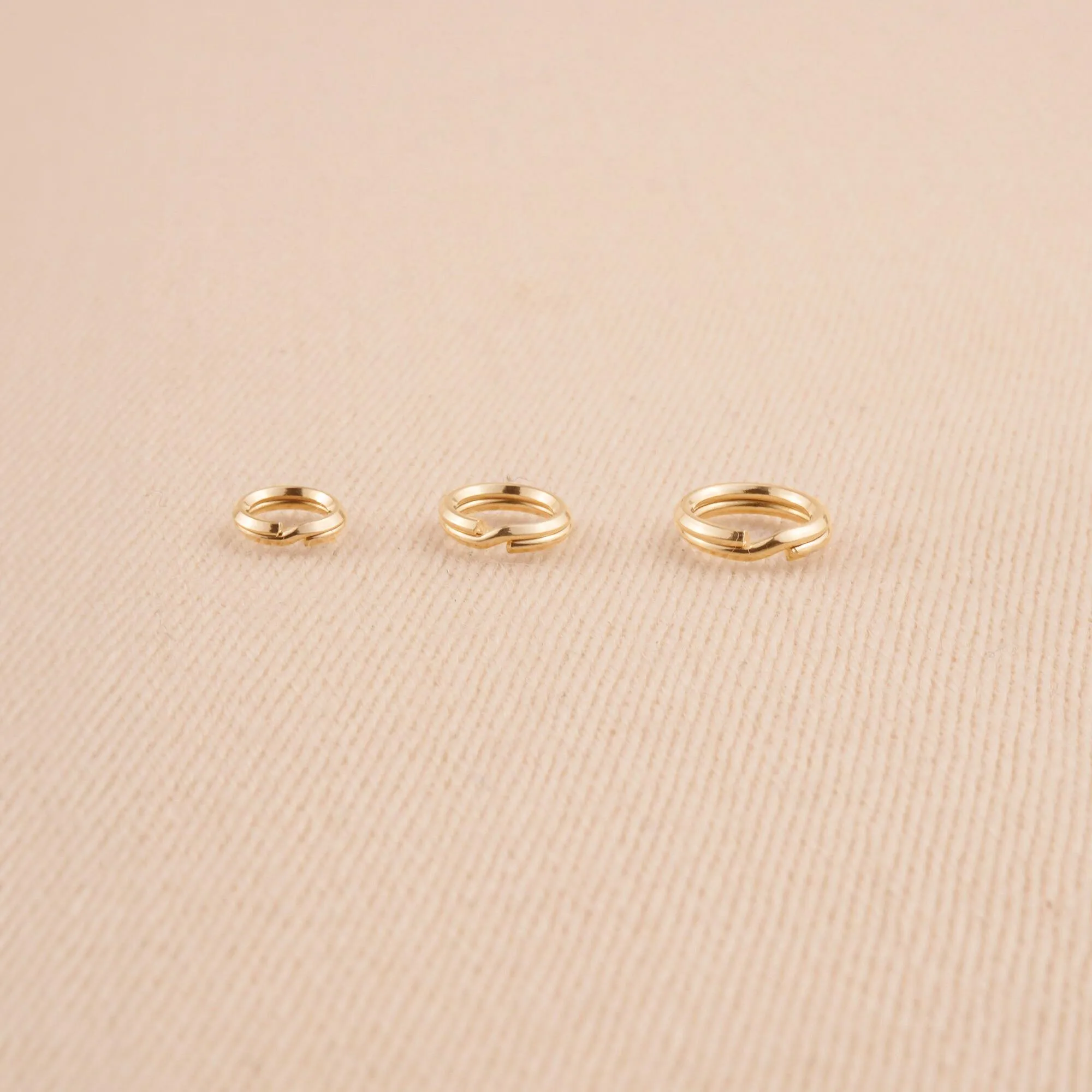 9ct Yellow Gold - Split Rings