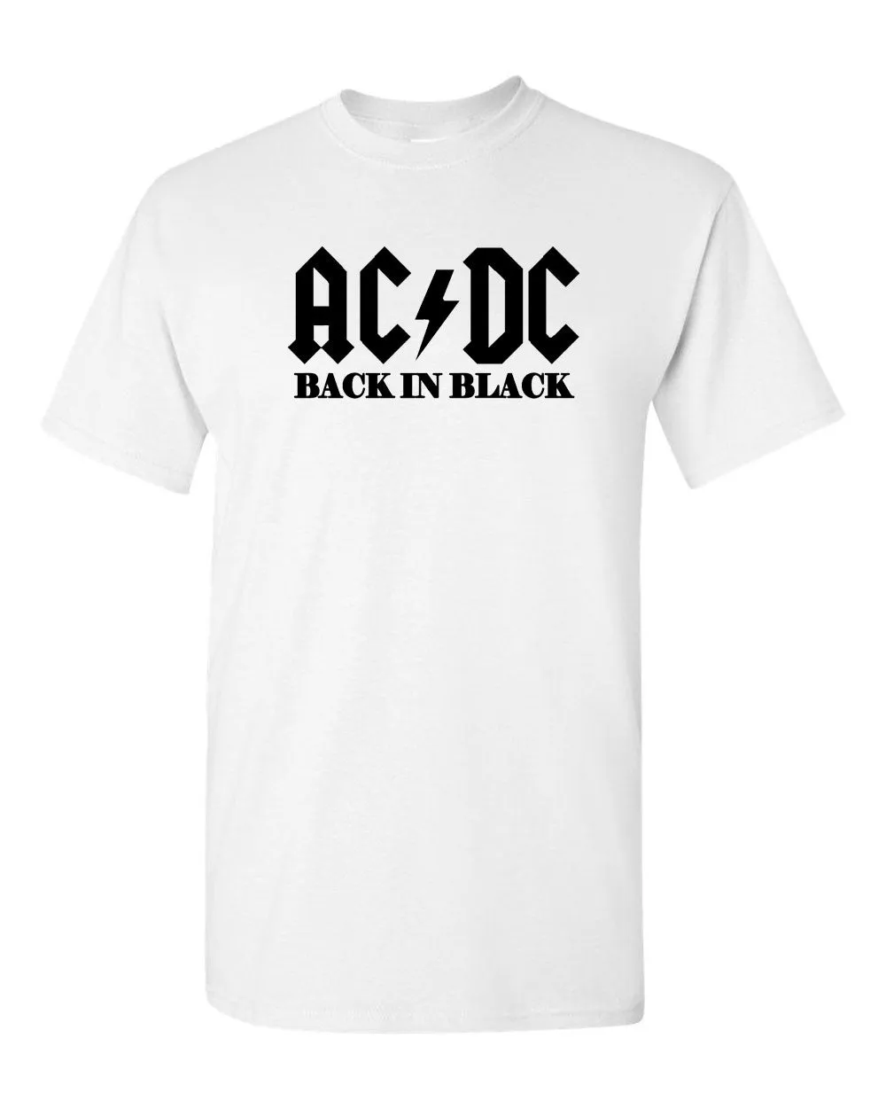 ACDC T-shirt Back in Black T-shirt Classic Rock T-shirt