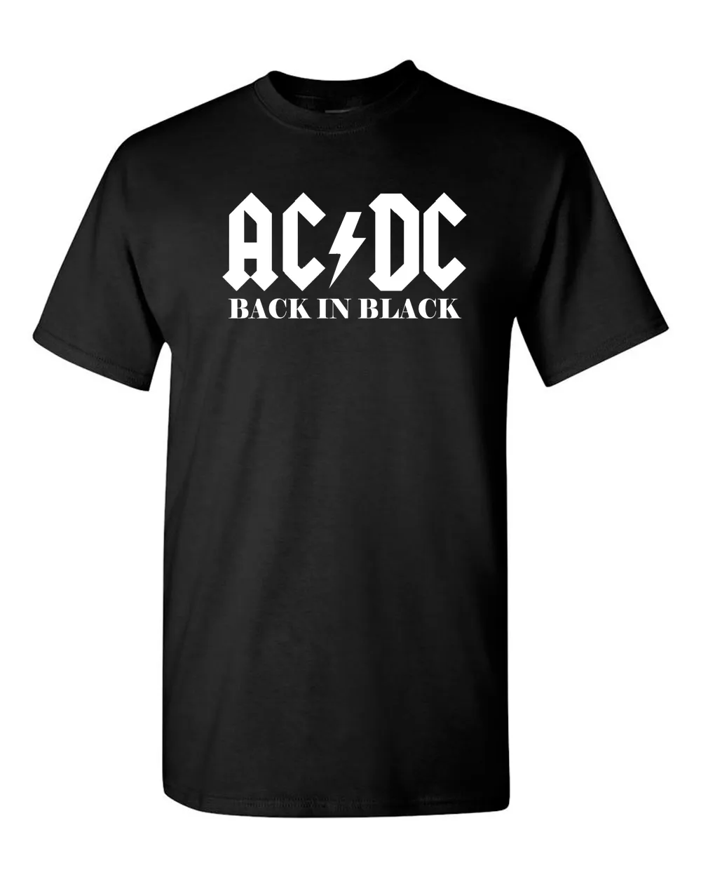 ACDC T-shirt Back in Black T-shirt Classic Rock T-shirt