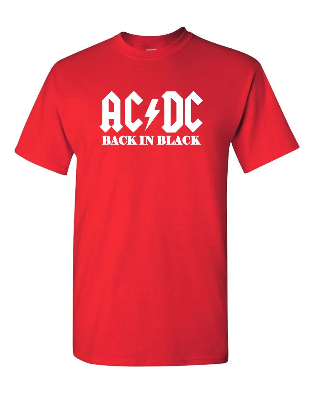 ACDC T-shirt Back in Black T-shirt Classic Rock T-shirt