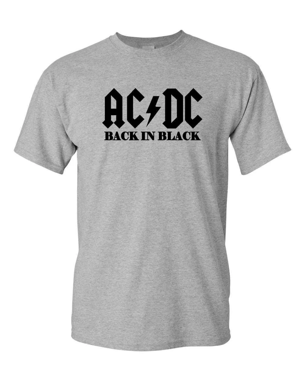 ACDC T-shirt Back in Black T-shirt Classic Rock T-shirt