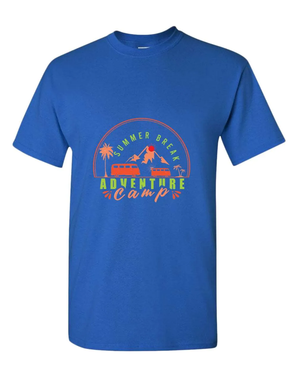 Adventure summer camp t-shirt, colorful summer t-shirt, beach party t-shirt