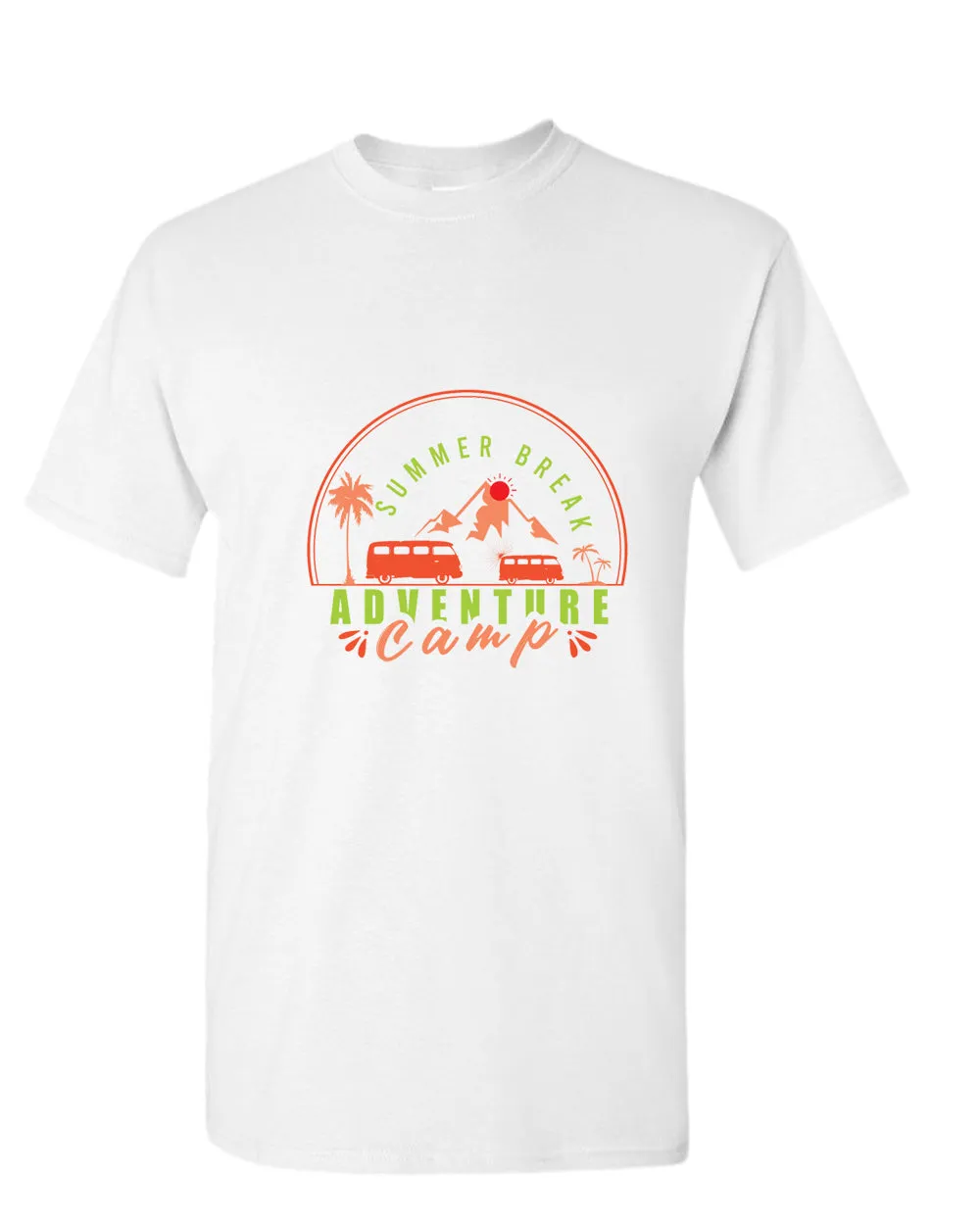 Adventure summer camp t-shirt, colorful summer t-shirt, beach party t-shirt