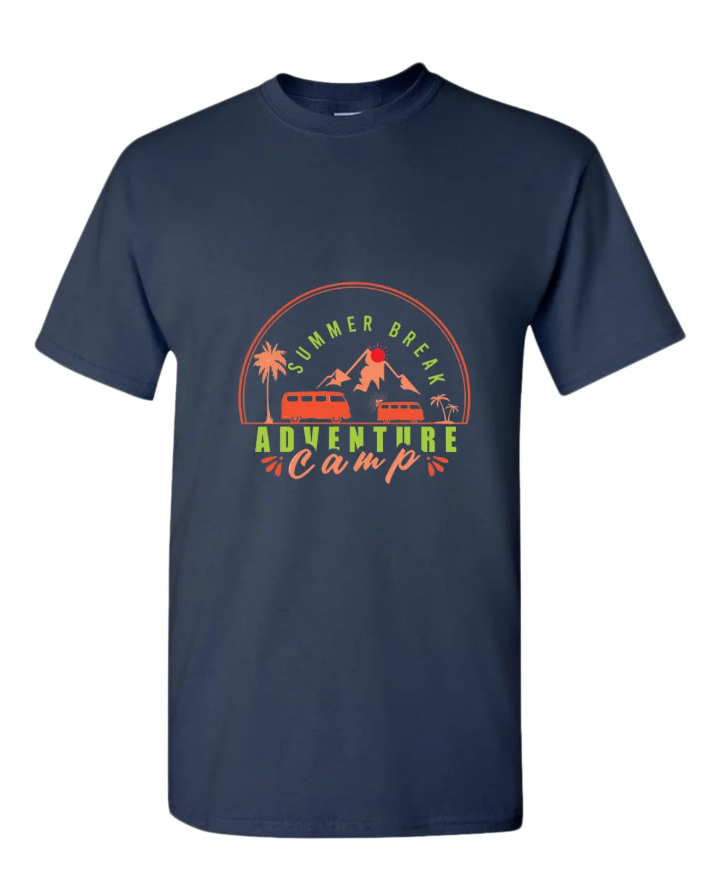 Adventure summer camp t-shirt, colorful summer t-shirt, beach party t-shirt
