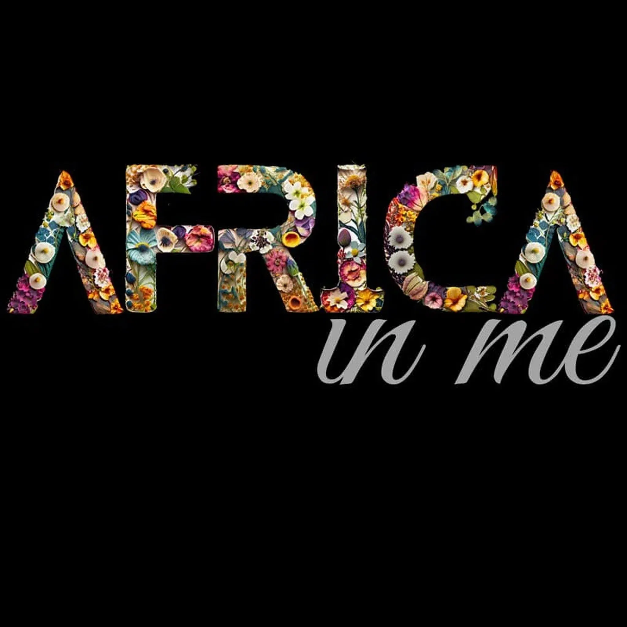 African American T shirts Design Flowers
