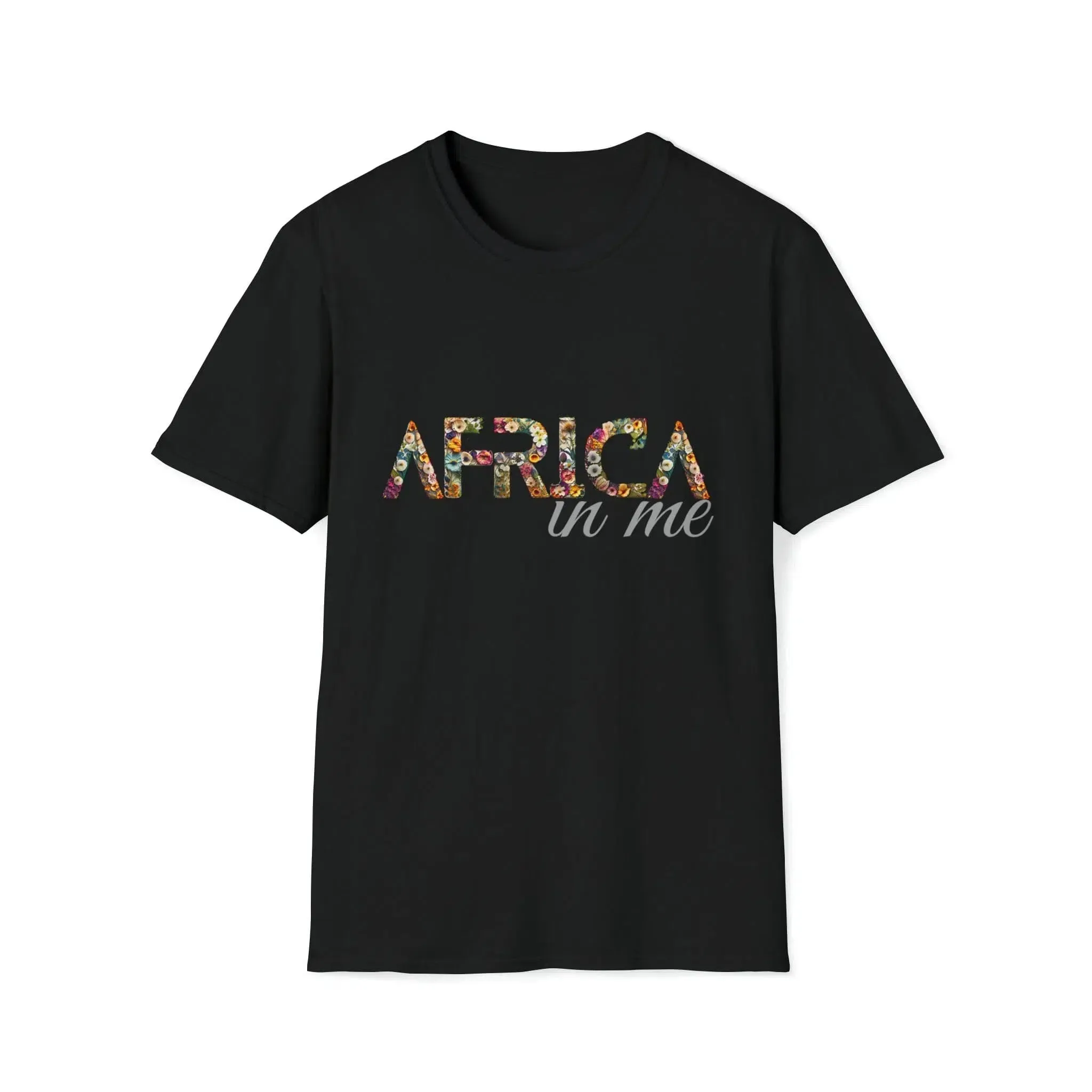 African American T shirts Design Flowers