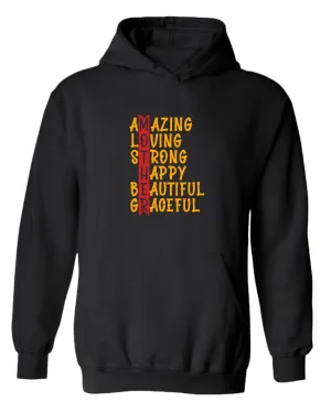 Amazing, loving strong beautiful mom hoodie