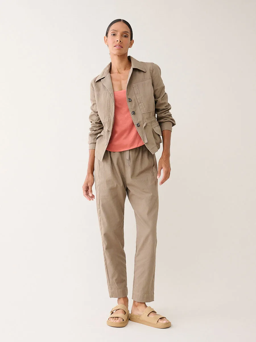 Andy Pant in Washed Canvas - Anthracite