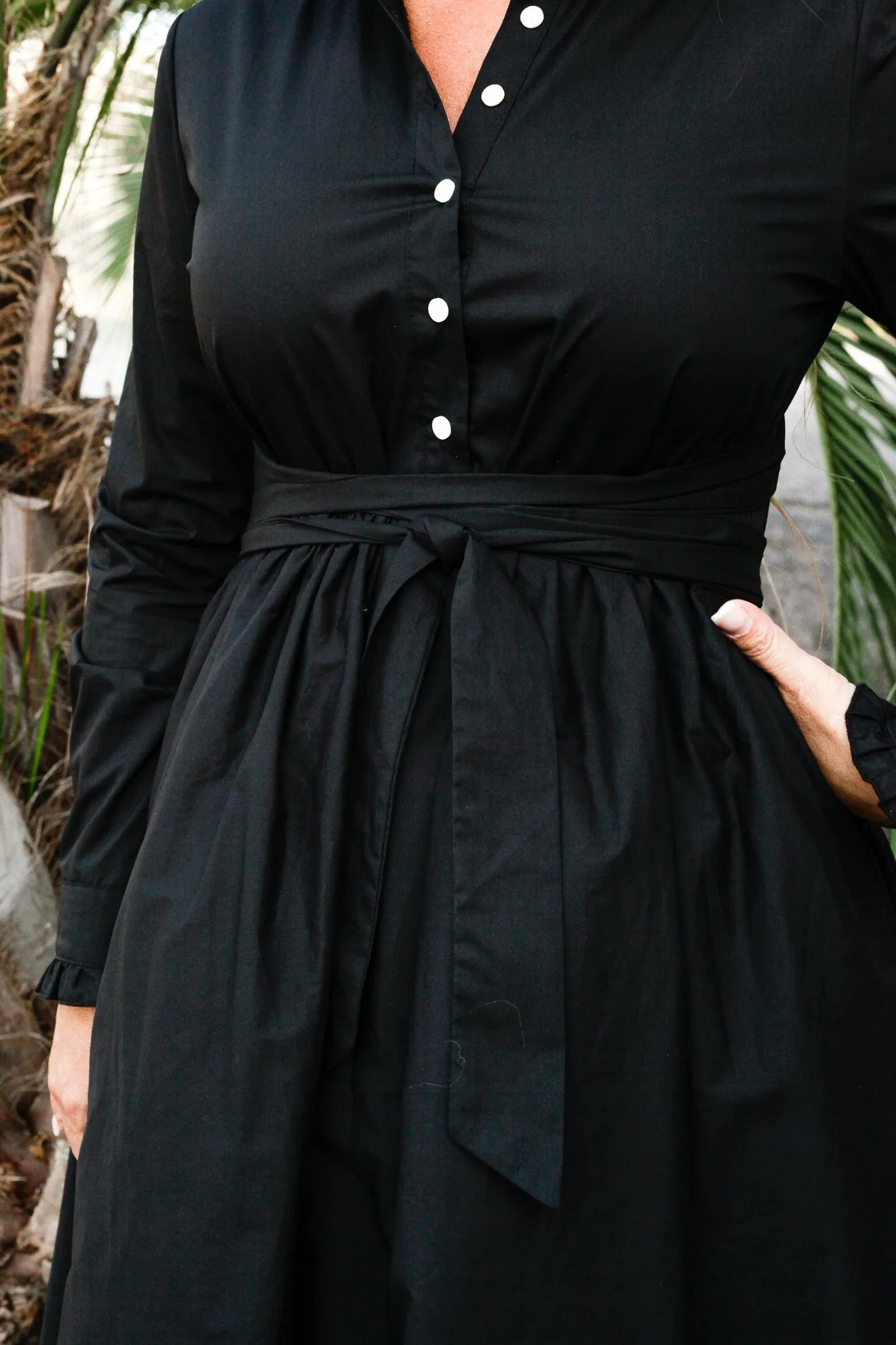 Anna Hi Lo Black Dress