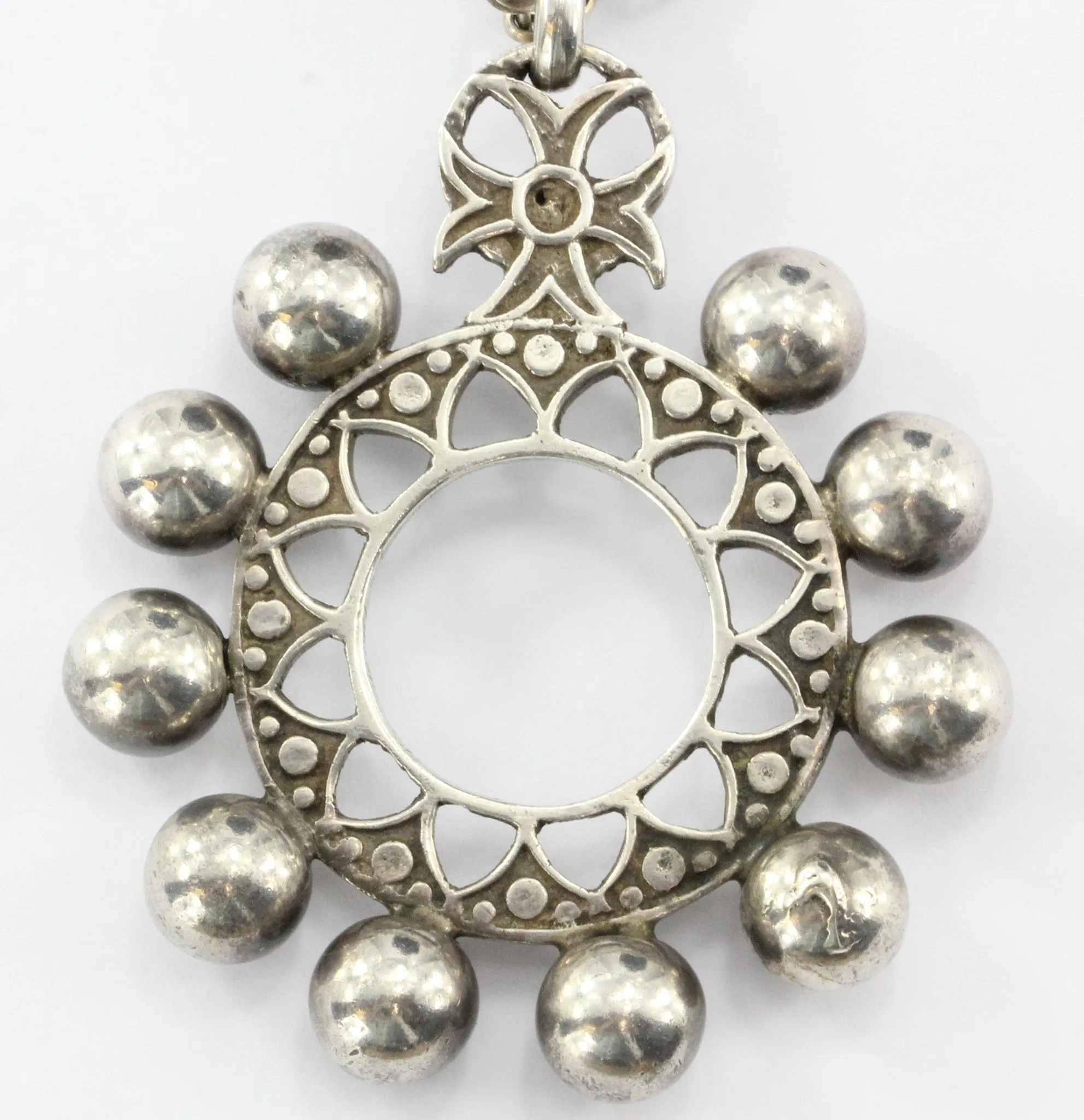 Antique French Gothic Arts & Crafts 800 Necklace