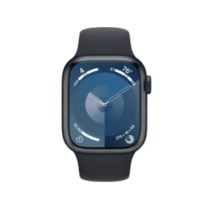 Apple Watch Series 9 GPS   Cellular 45mm Midnight Aluminium Case with Midnight Sport Band - S/M