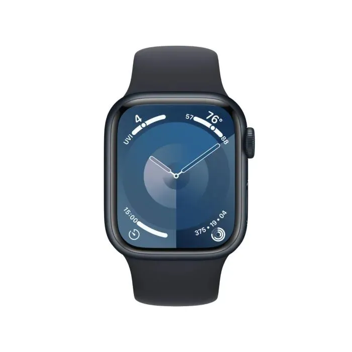 Apple Watch Series 9 GPS   Cellular 45mm Midnight Aluminium Case with Midnight Sport Band - S/M