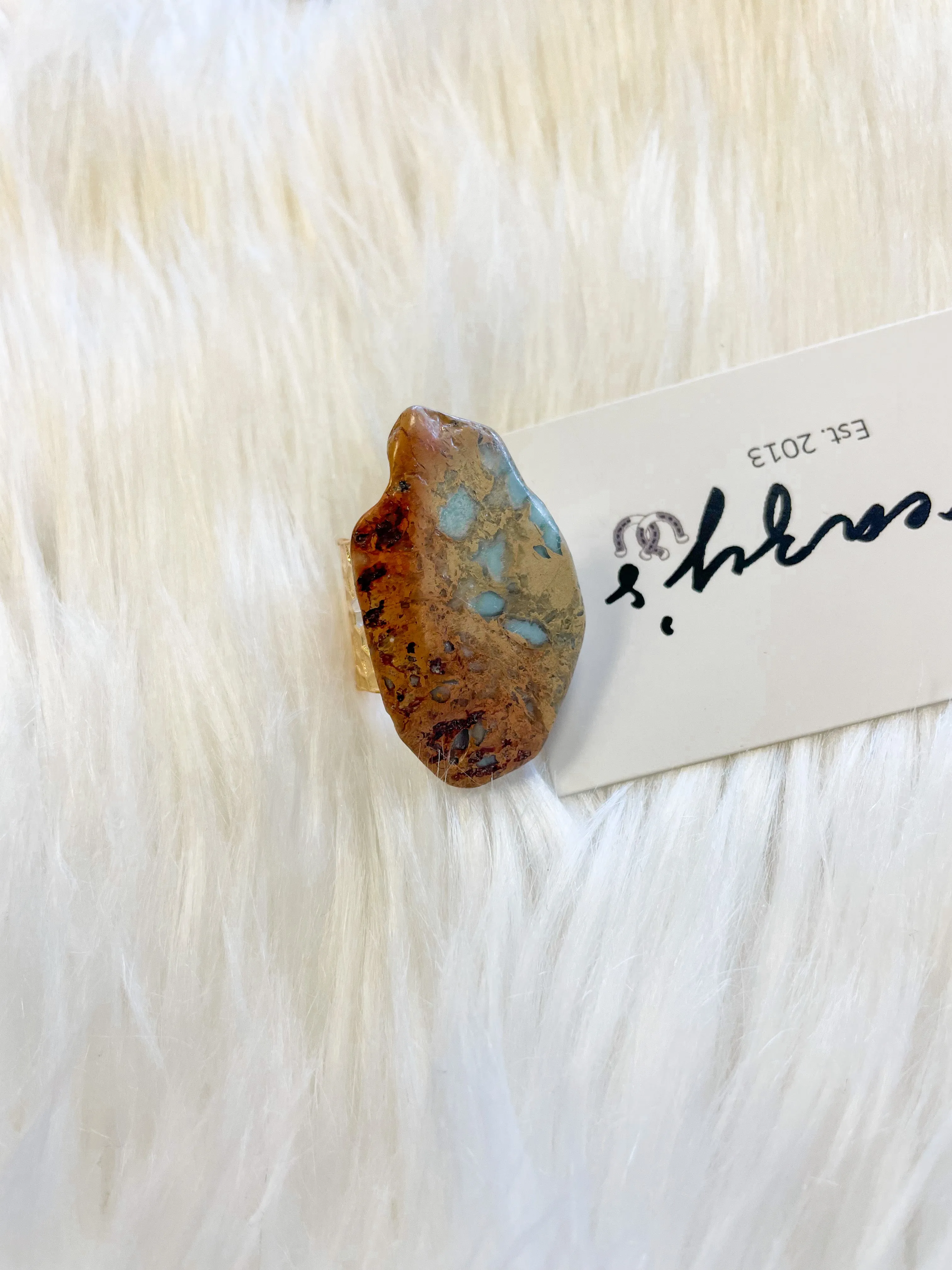Aqua Terra Gemstone Ring