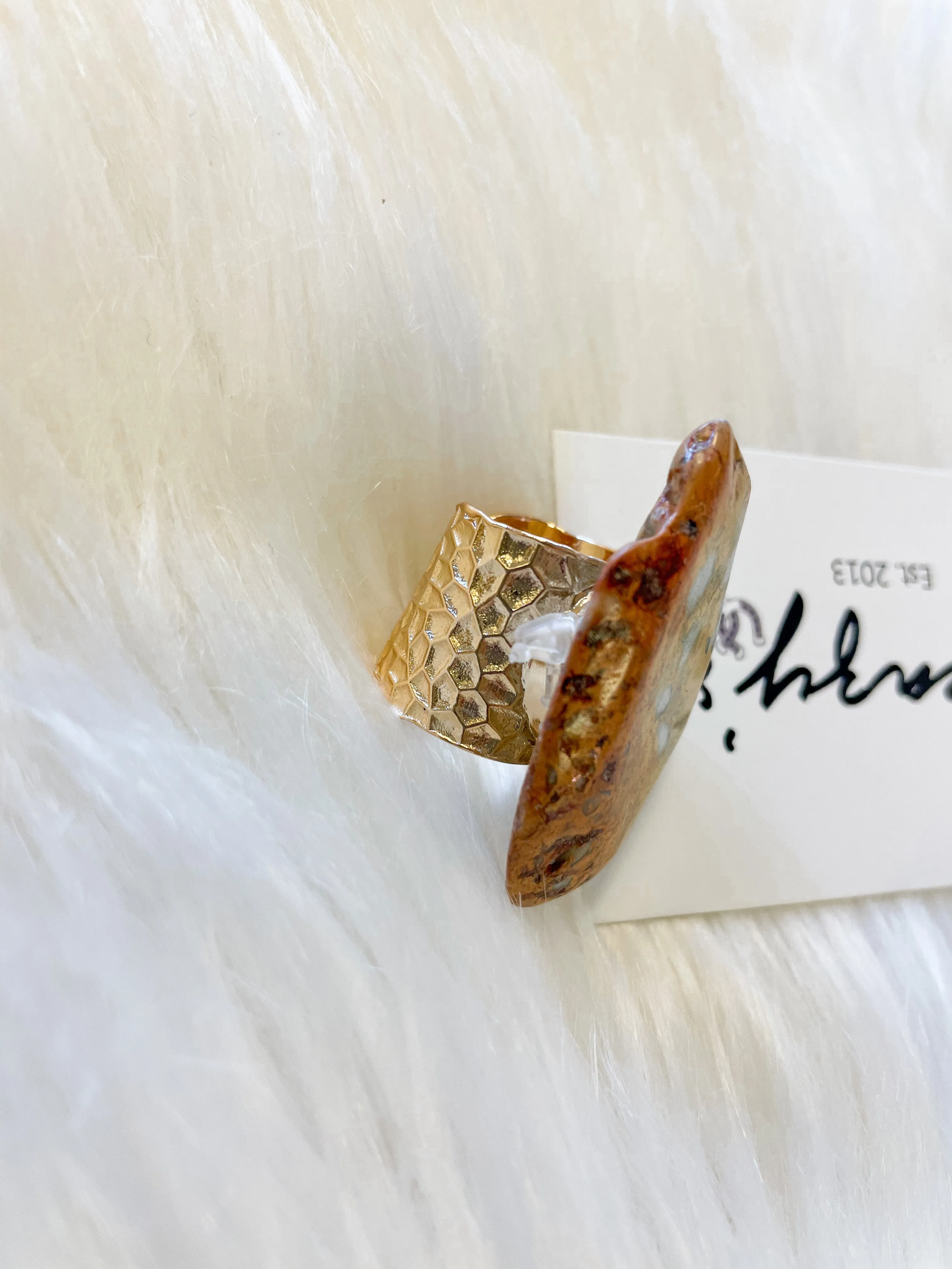Aqua Terra Gemstone Ring