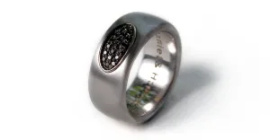Armor- black gold ring