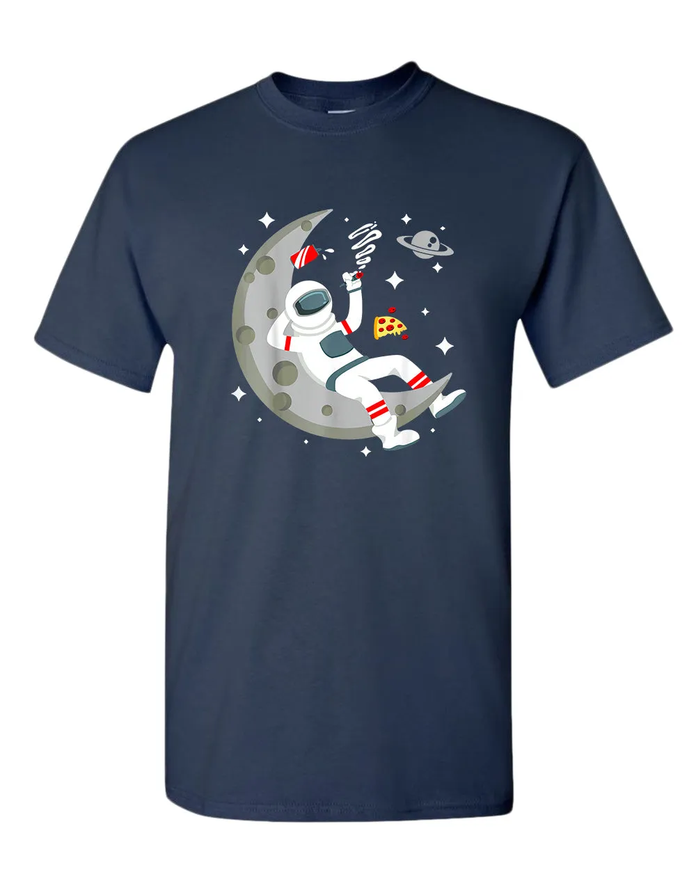 Astronaut chilling 420 t-shirt