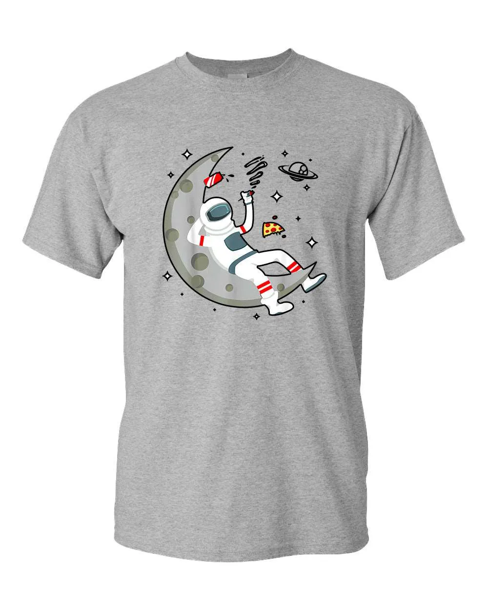 Astronaut chilling 420 t-shirt
