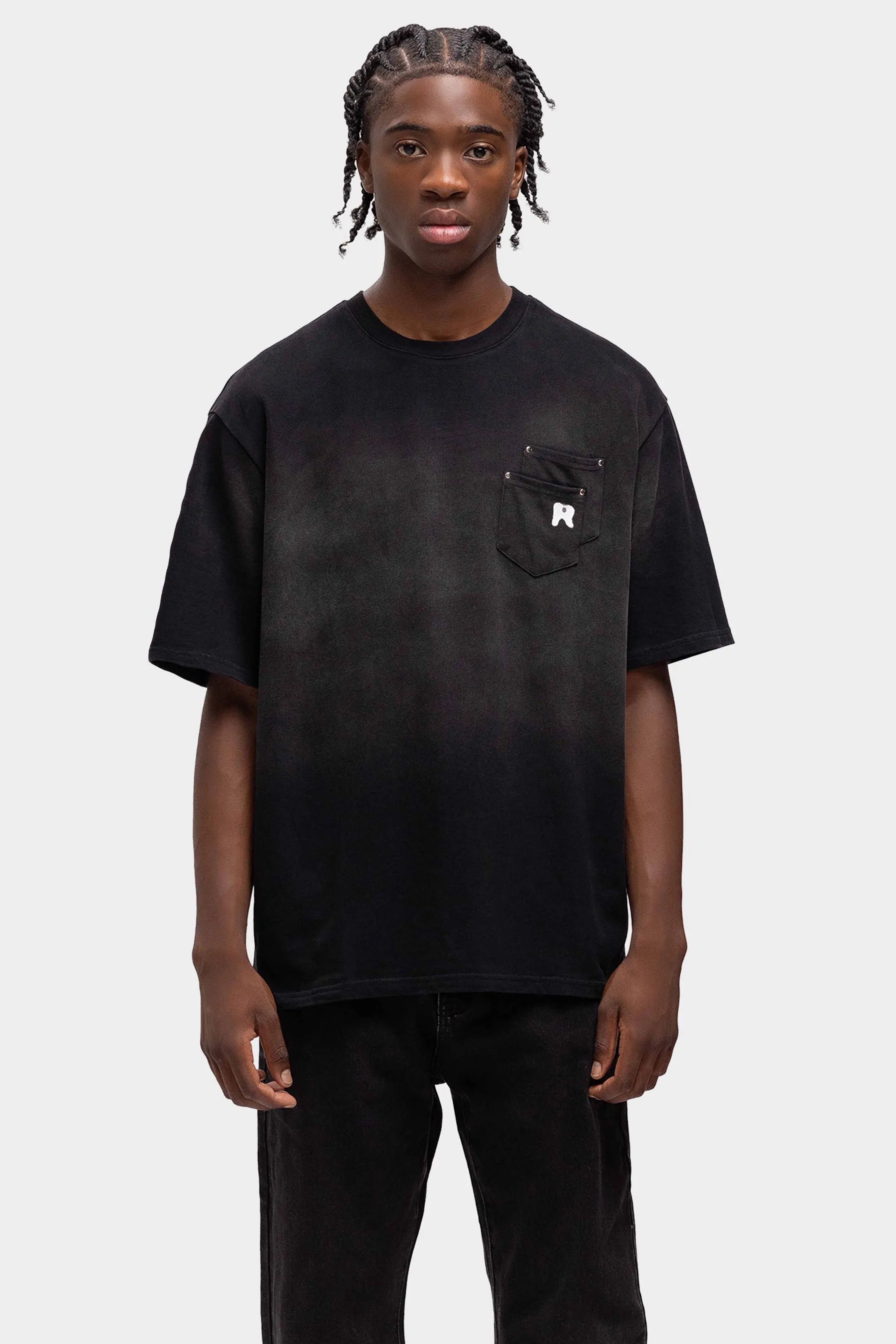 ATELIER OVERSIZED T-SHIRT WASHED BLACK