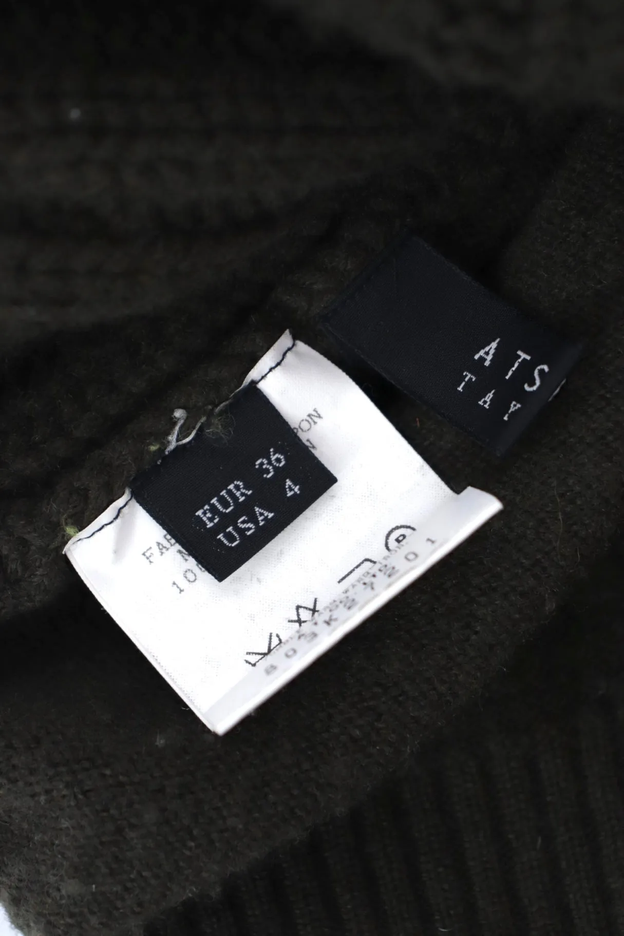 Atsuro Tayama Wool Turtleneck Vest