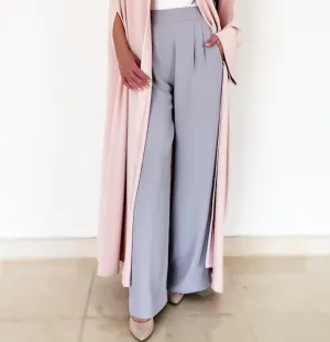 AW18 ELEGANT  WIDE LEG  CREPE TROUSERS
