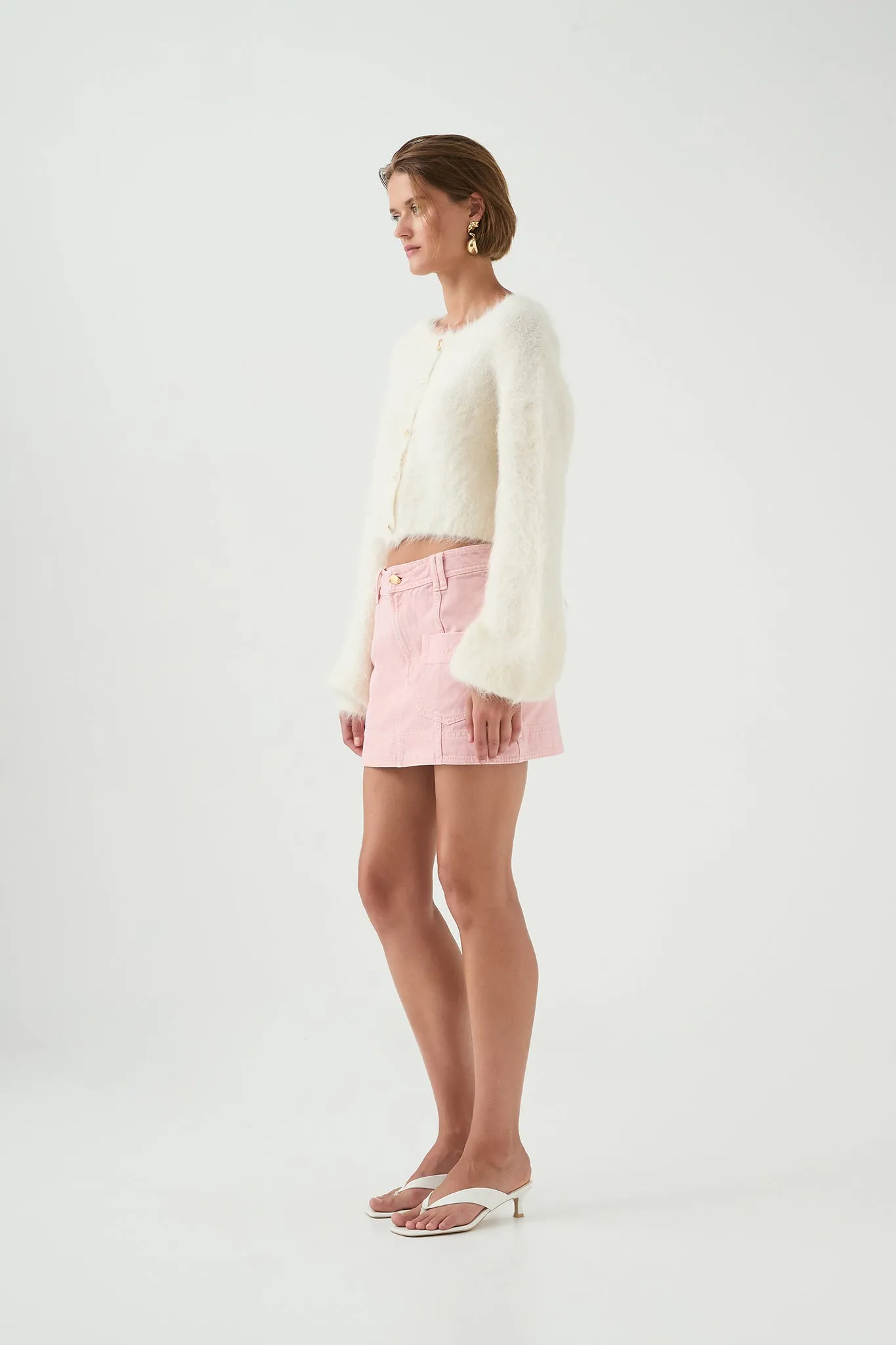 Ayden Denim Micro Skirt