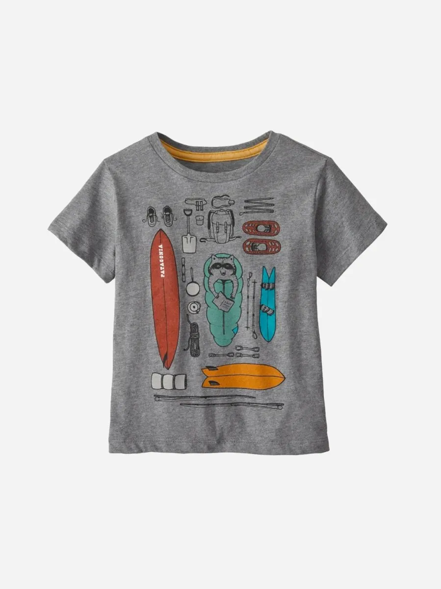 Baby Graphic T-Shirt - Gravel Heather