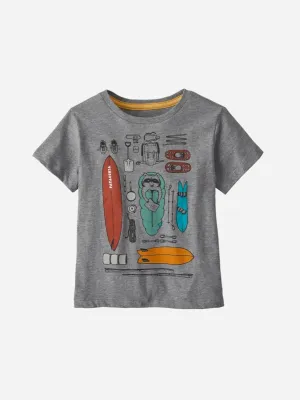 Baby Graphic T-Shirt - Gravel Heather