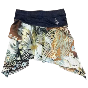 Baby Phat Denim Floral Skirt (M)