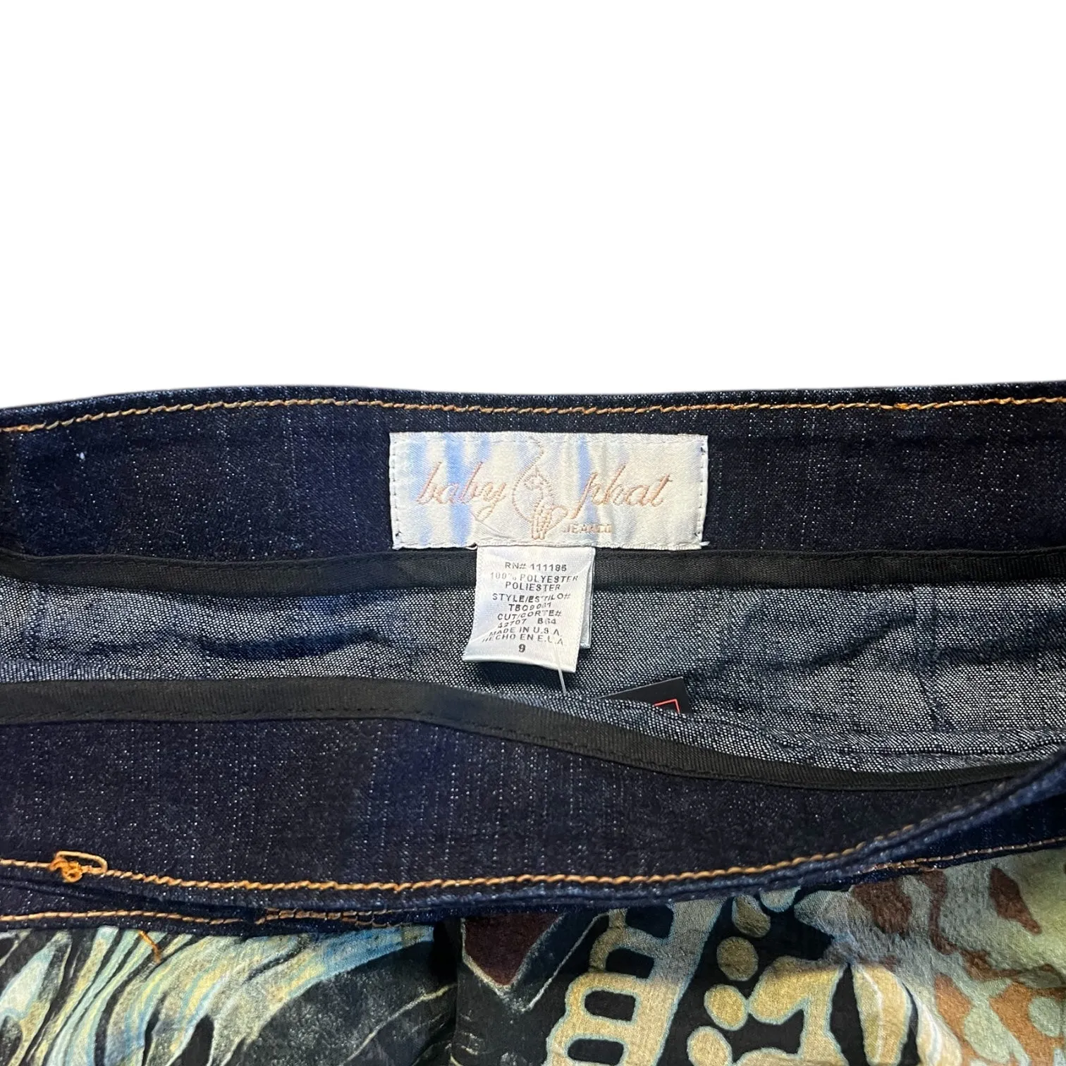 Baby Phat Denim Floral Skirt (M)