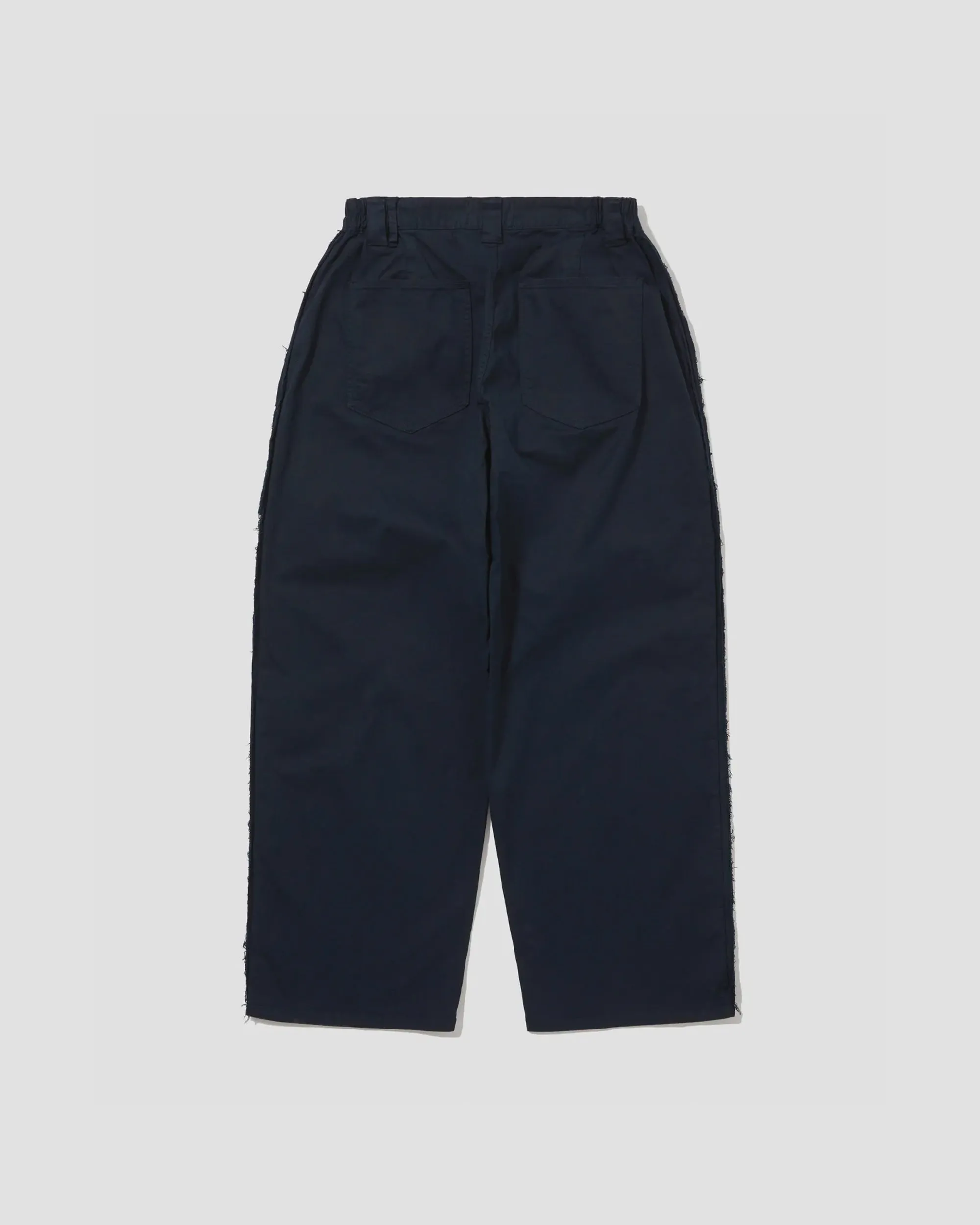Baggy Wide-Leg Pants - Navy