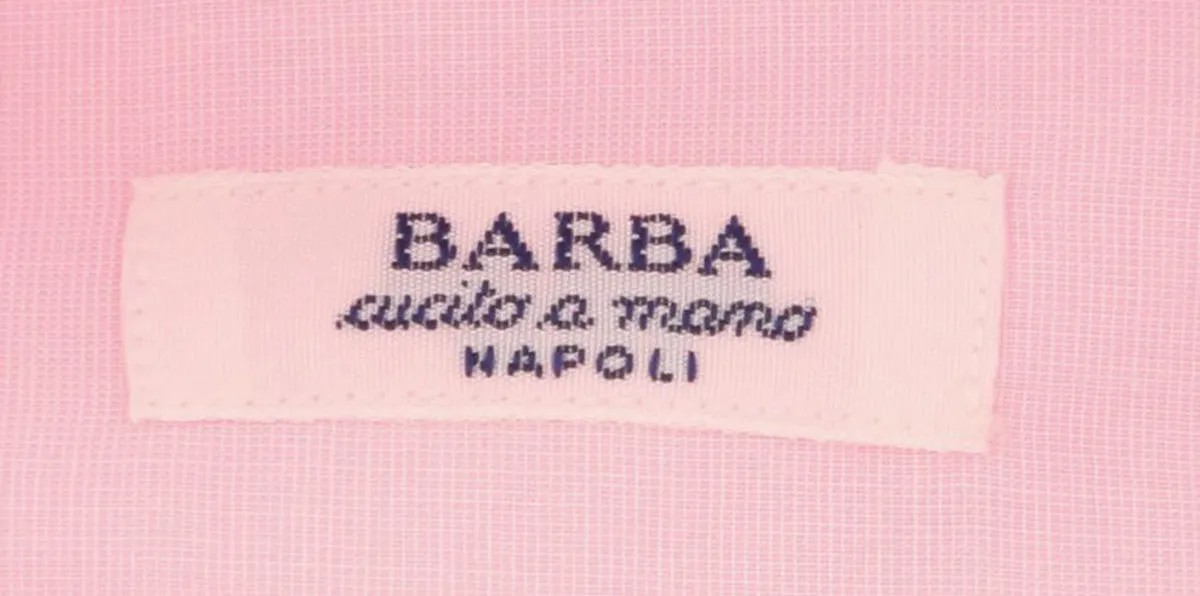 Barba Napoli Pink Shirt - Slim