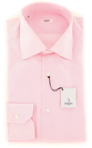 Barba Napoli Pink Shirt - Slim