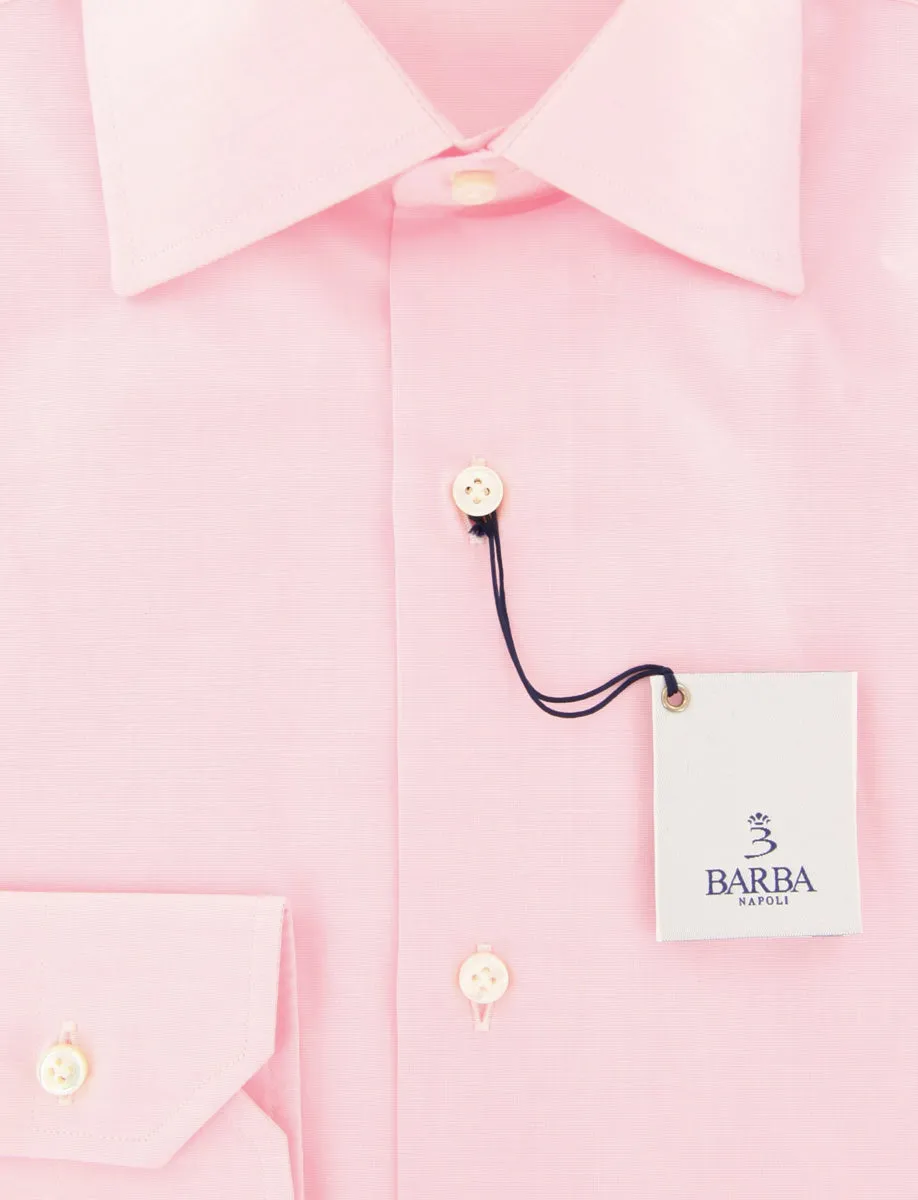 Barba Napoli Pink Shirt - Slim
