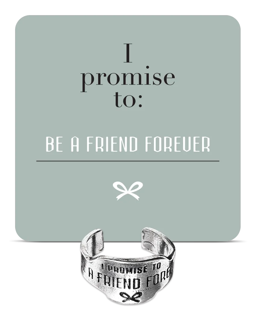 Be A Friend Forever Promise Ring